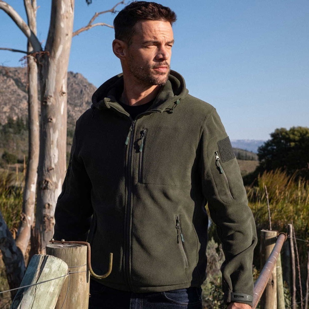 NWT BÆRSkin tactical hoodie 4.0 Mens‎ Fleece Jacket Hunter Green Size Small